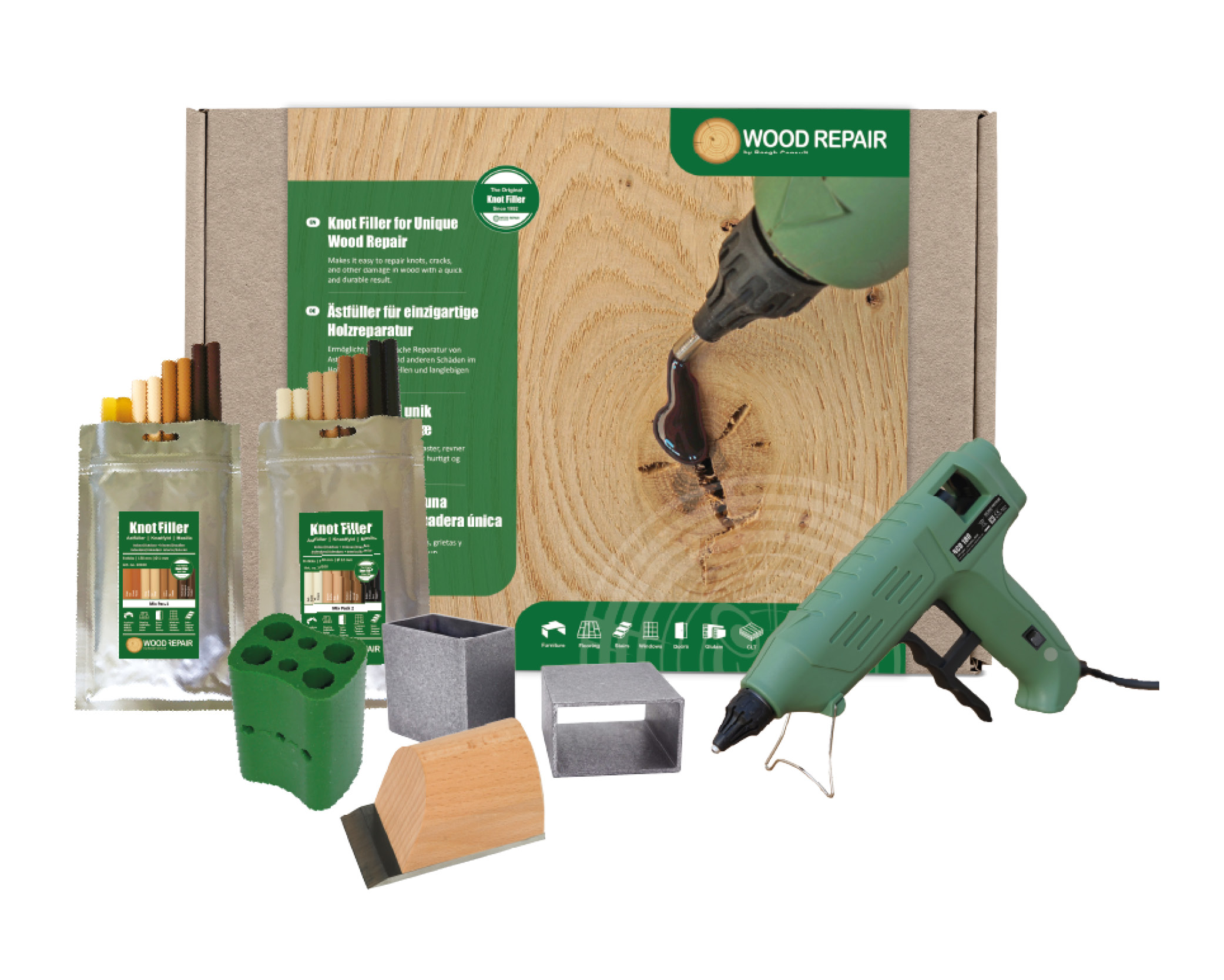 Kit de Reparación de Madera PLUS